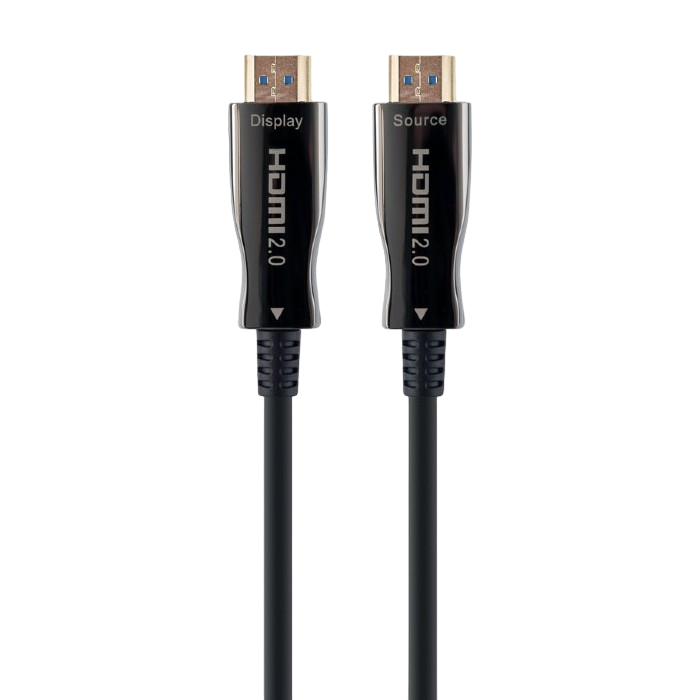 Видеокабель Cablexpert CCBP-HDMI-AOC-10M-02, HDMI - HDMI, 10м, Чёрный