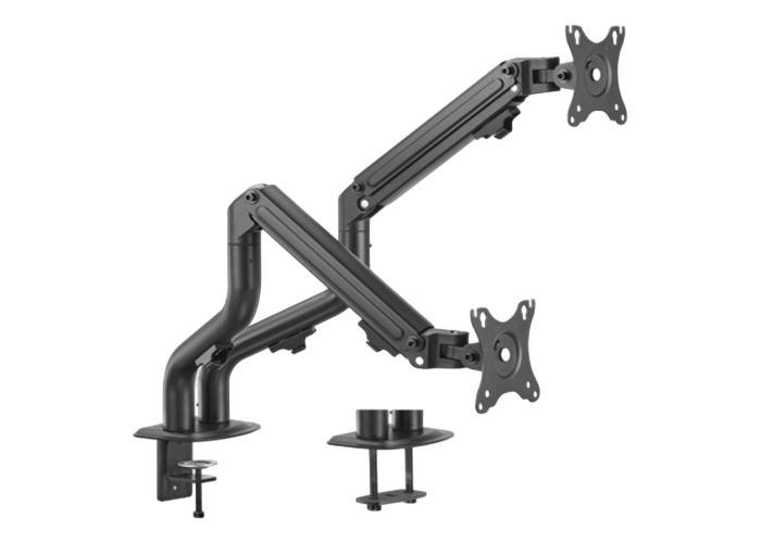 Cumpara  Suporturi pentru monitoare - Table/desk 2-display mounting arm Gembird (ro..