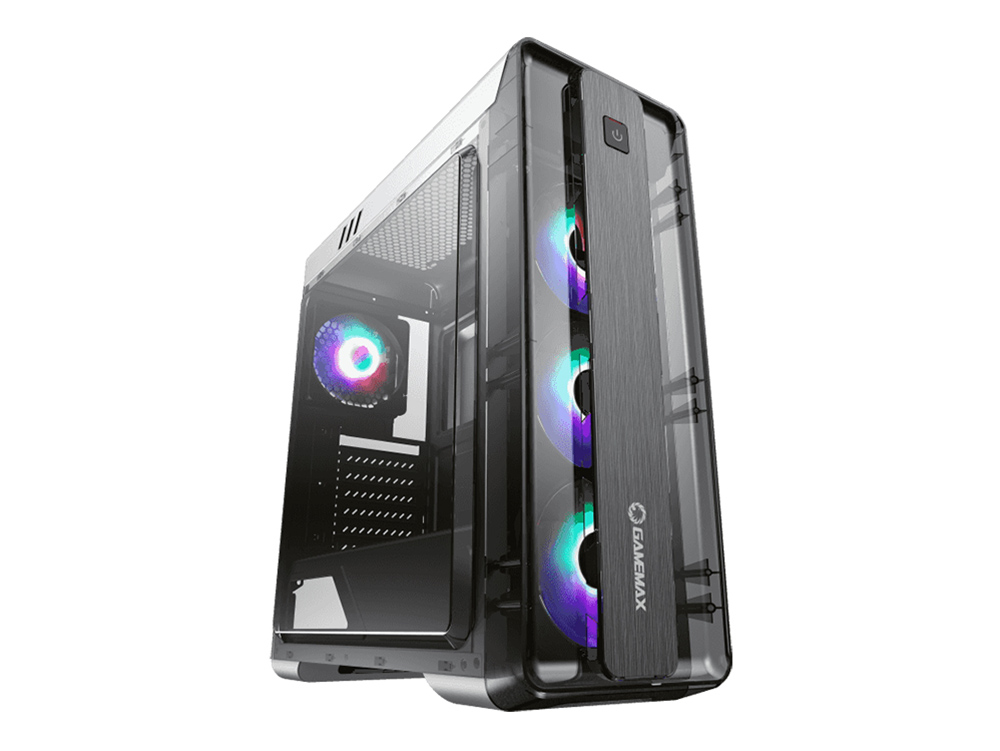 Компьютерный корпус Gamemax MoonLight FRGB, Midi-Tower, ATX, Белый