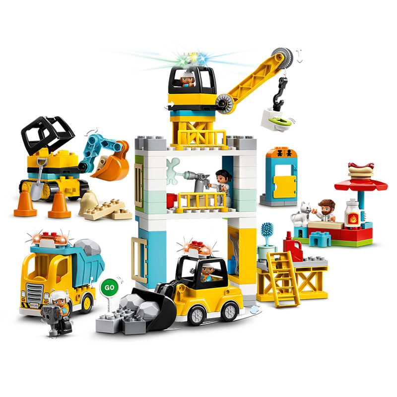 Lego 10933 Tower Crane & Constructi..