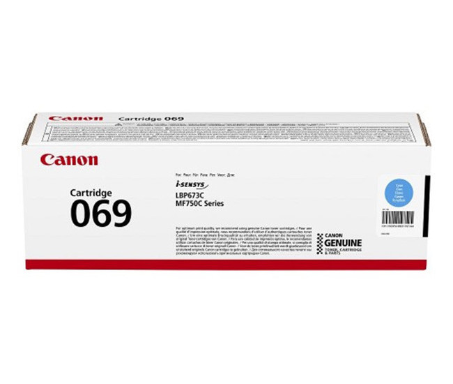 Картридж Canon Laser Cartridge CRG-069, Cyan, Голубой