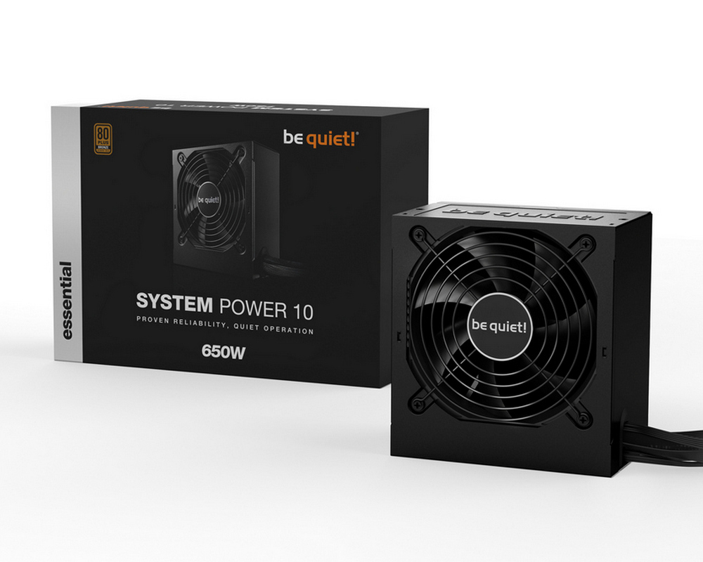 Power Supply ATX 650W be quiet! SYSTEM POWER ..