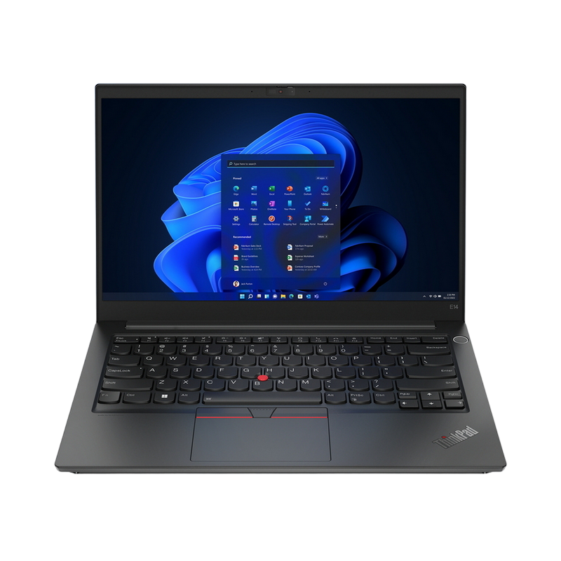 Ноутбук для бизнеса 14" Lenovo ThinkPad E14 Gen 4, Чёрный, Intel Core i7-1255U, 16Гб/512Гб, Без ОС