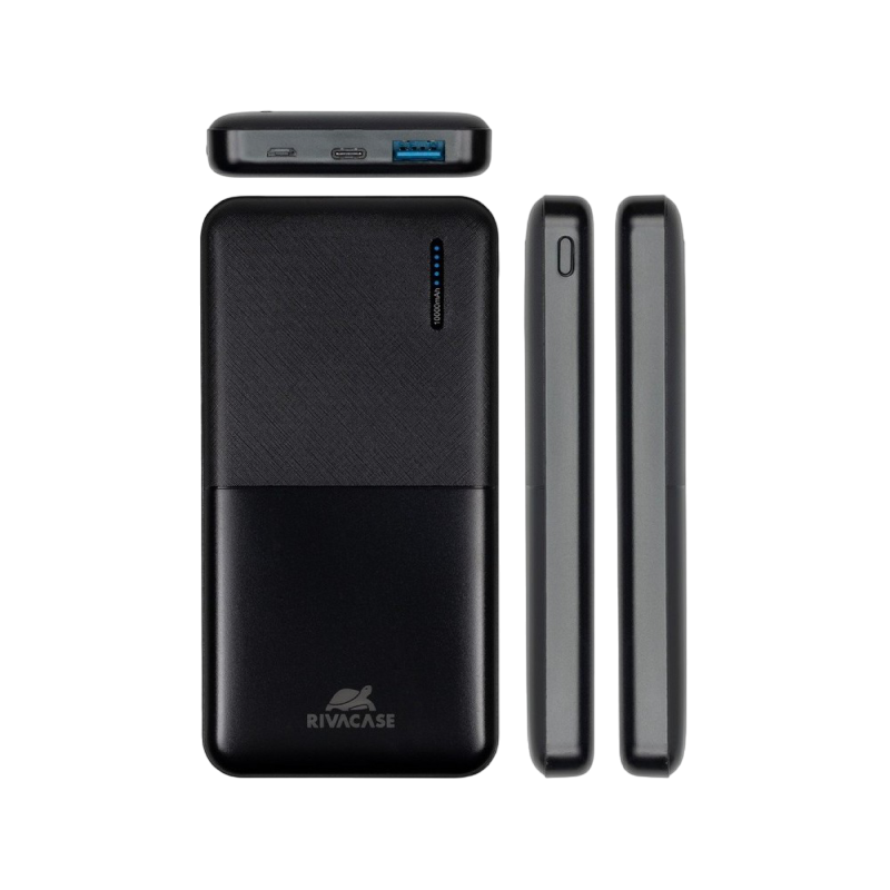 Power Bank Rivacase 10000 mAh QC 3.0/PD, VA2531, Black