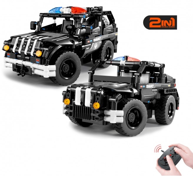 8026, XTech Bricks: 2in1, Police Car, R/C 4CH..