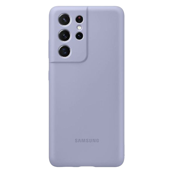 Original Sam. silicone cover Galaxy S21 Ultra, Violet