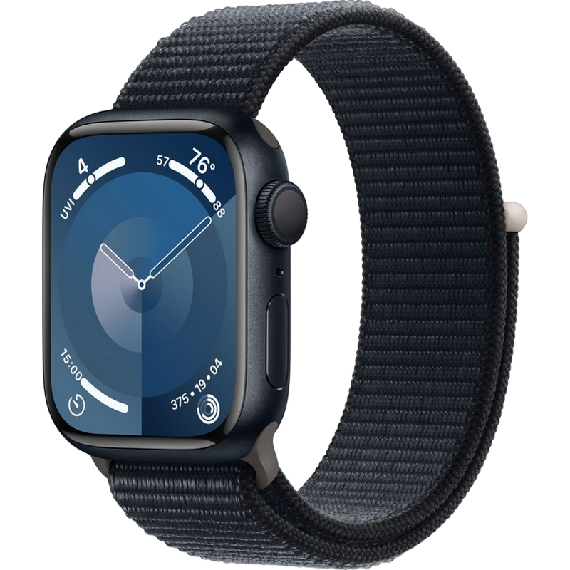 Apple Watch Series 9 GPS, 41mm Midnight Alumi..