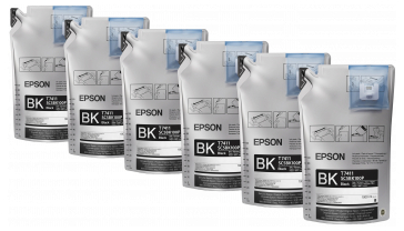Контейнер с чернилами Epson T741 UltraChrome DS, C13T741X00, Черный