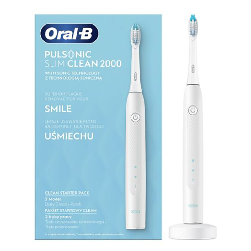 Electric Toothbrush Braun Oral-B S111.513.2 Pulsonic Slim Clean 2000 White