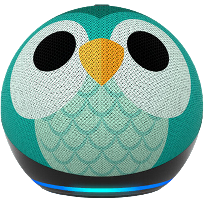 Amazon Echo Dot (5th Gen) Kids Owl, Smart speaker with Alexa