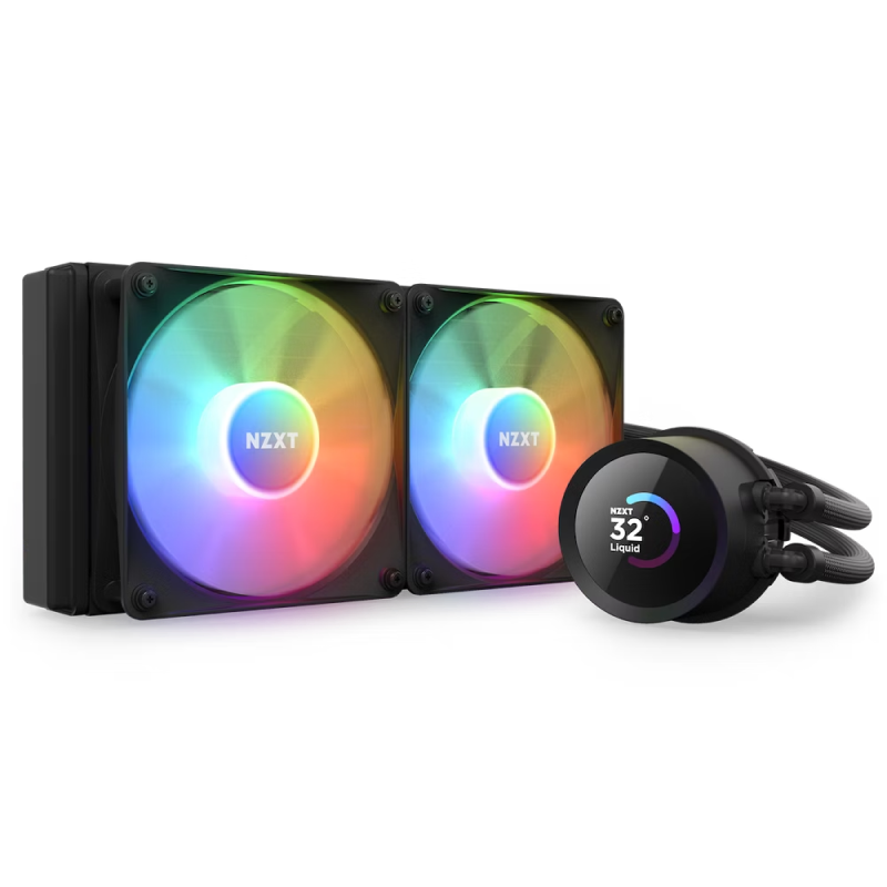 AIO Liquid Cooling NZXT Kraken 240 RGB Black ..