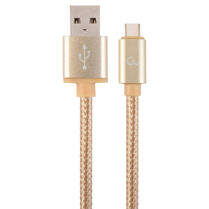 Cable  Type-C /USB2.0, AM/CM, 1.8 m, Cablexpert GOLD, CCP-USB2-AMCM-6-G