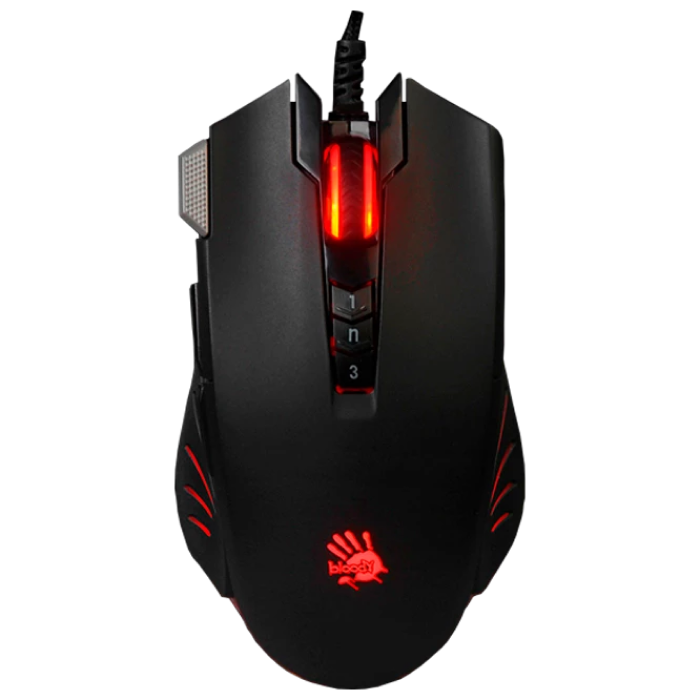 Gaming Mouse Bloody V9MA, Optical, 100-4000 dpi, 9 buttons, Macro, Ergonomic, USB