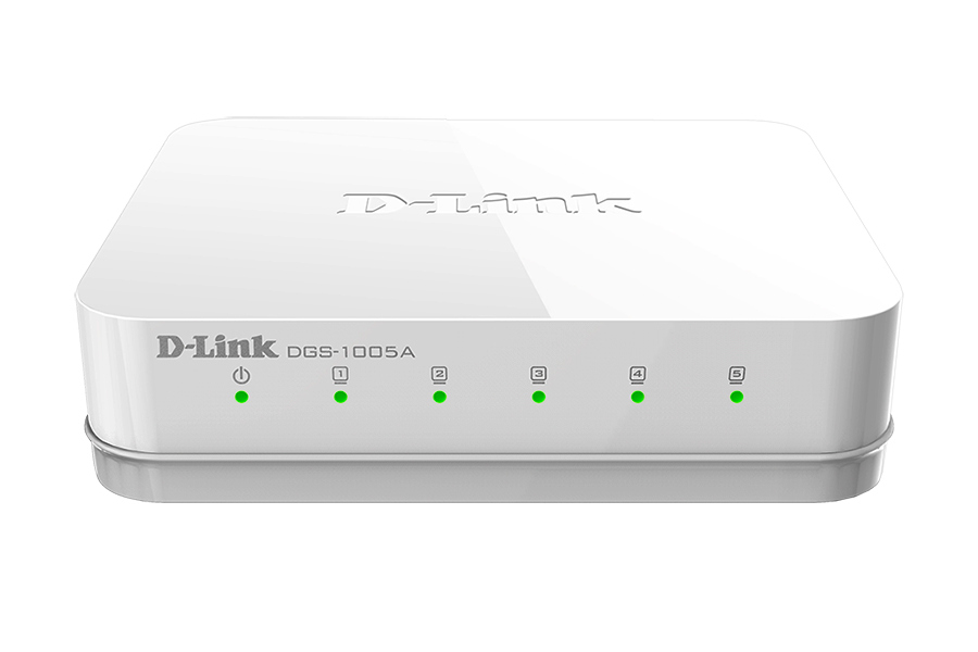 .5-port 10/100/1000Mbps Switch D-Link 