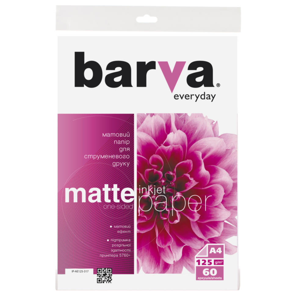 A4 125g 60p Matt Inkjet Everyday Barva (IP-AE..