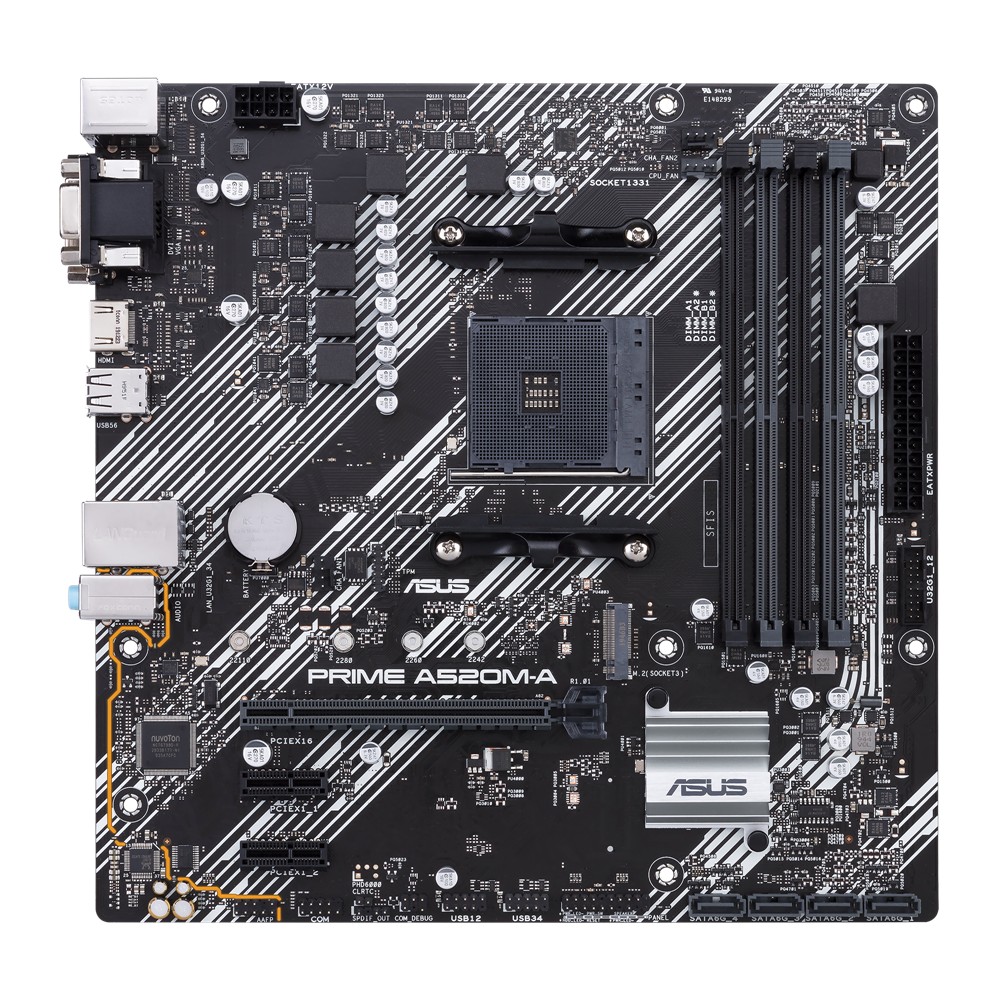 Cumpara  Plăci de bază - MB AM4 Asus PRIME A520M-A  mATX..