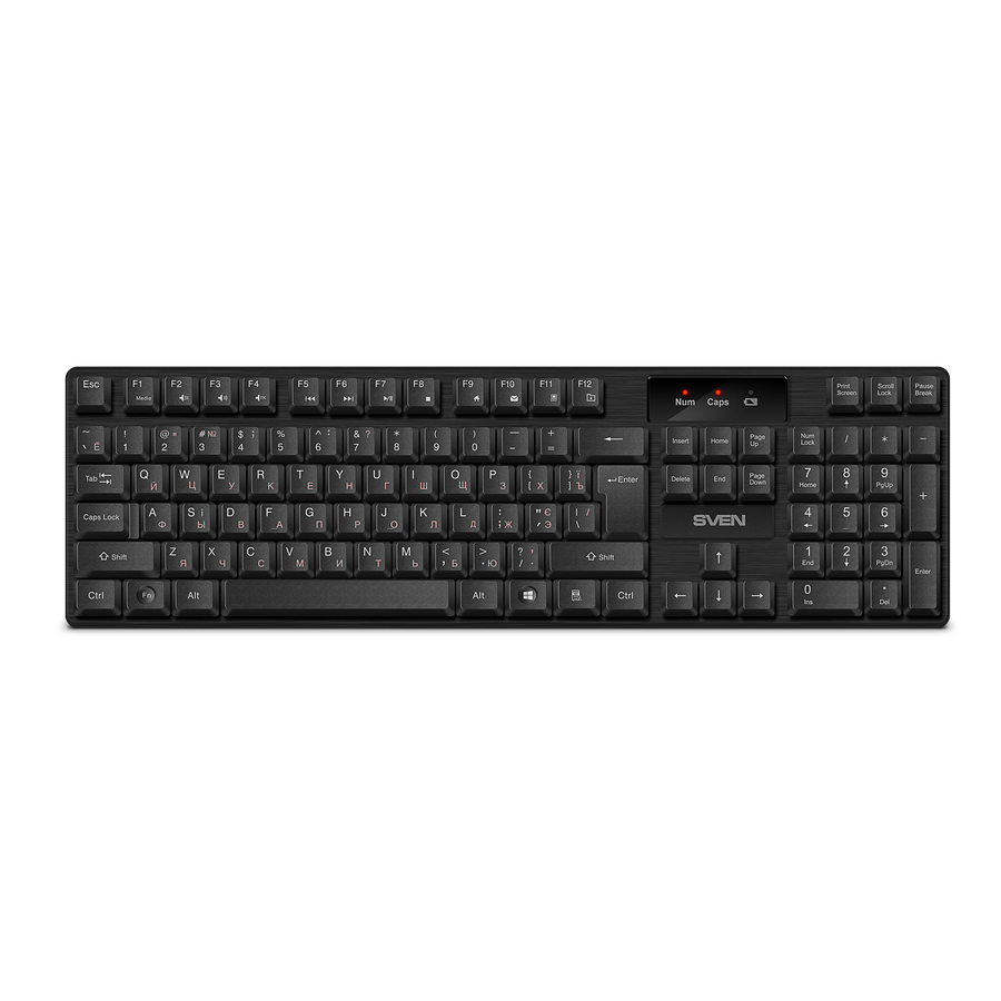 Cumpara  Tastaturi - Wireless Keyboard SVEN KB-C2300W, 12 Fn keys,..