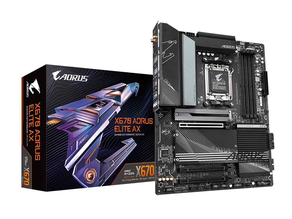 Cumpara  Plăci de bază - MB AM5 Gigabyte X670 AORUS ELITE AX  ATX..