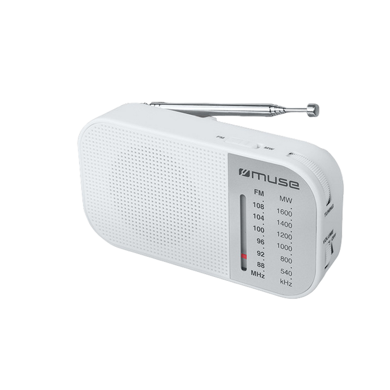 Cumpara  Boxe - MUSE M-025 RW, Analog Tuner FM/MW, White..