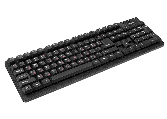 Клавиатура SVEN Standard 301, Проводное, Чёрный