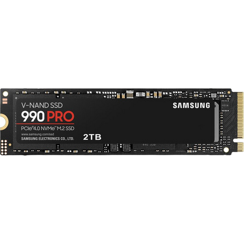 .M.2 NVMe SSD 2.0TB Samsung 990 PRO [PCIe 4.0 x4, R/W:7450/6900MB/s, 1400K/1550K IOPS, 1.2PB, 3DTLC]