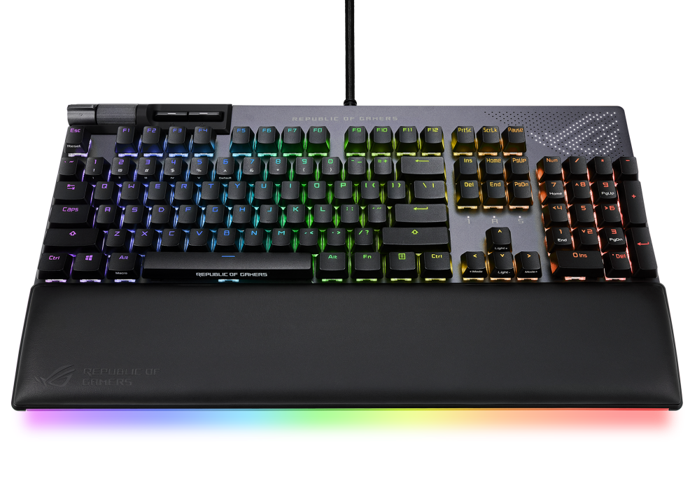 Gaming Keyboard Asus ROG Strix Flare II Animate, Mechanical, NX Red SW, PBT, AniMe Matrix LED displa