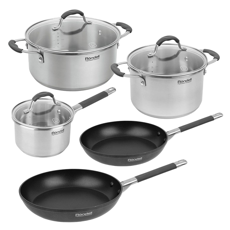Набор посуды Rondell RDS-1413, 4,7л, Нержавеющая сталь