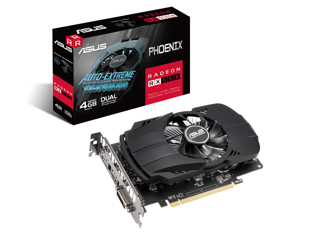 Cumpara  Carduri video - VGA ASUS Radeon RX550 4GB GDDR5 Phoenix EVO (..