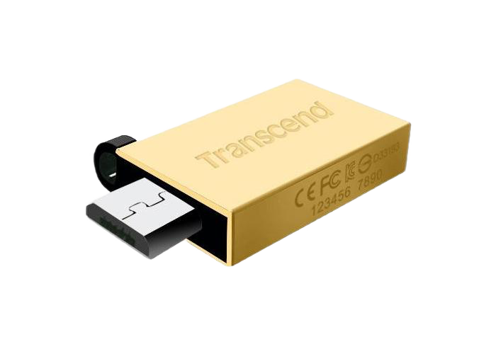 Cumpara  Stick-uri USB - 64GB USB2.0/Micro-USB Flash Drive Transcend 