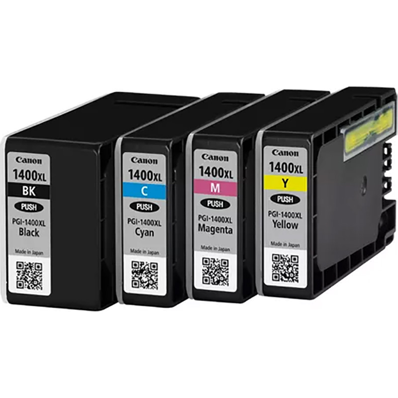 Ink Cartridge Canon PGI-1400XL, BK/C/M/Y Multipack