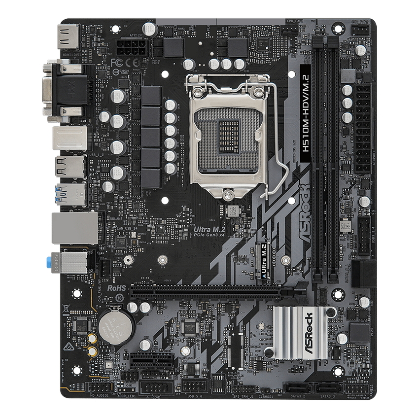 Cumpara  Plăci de bază - MB S1200 ASRock H510M-HDV/M.2 SE  mATX..