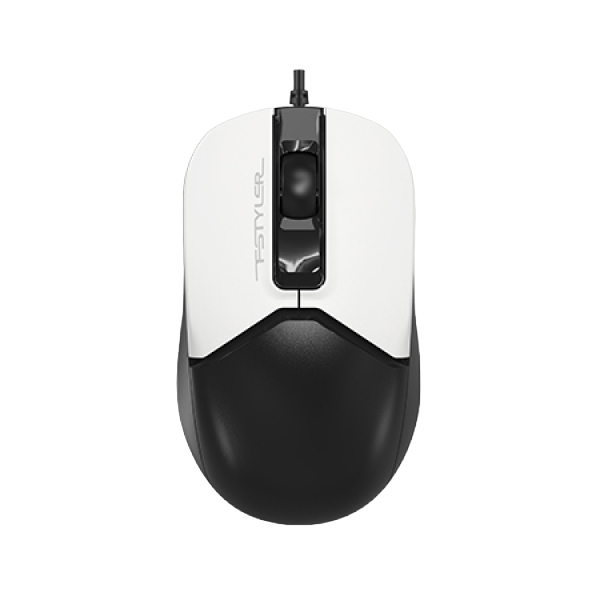 Mouse A4Tech FM12S Silent, Optical, 1000 dpi, 3 buttons, Ambidextrous, 4-Way Wheel, Panda, USB