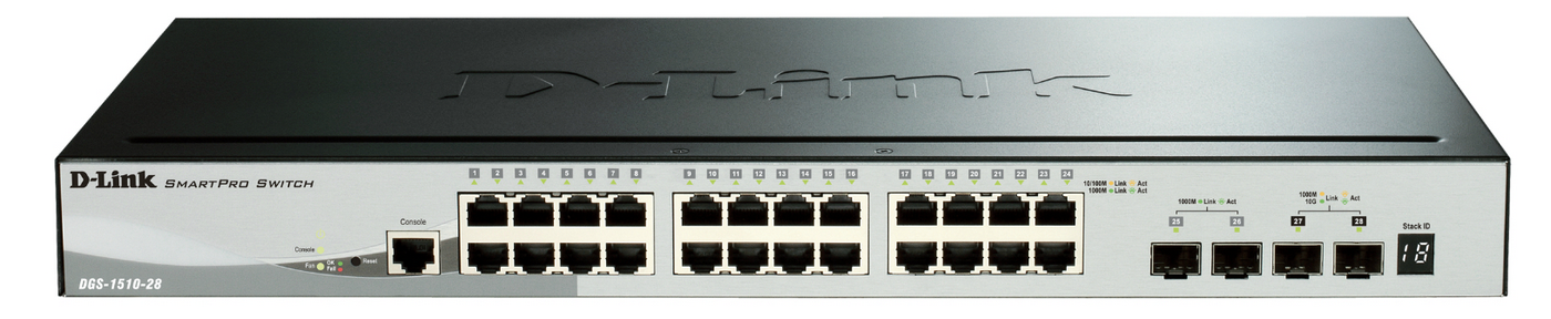 24*100BASE-TX POE SMART SWITCH, D-link DGS-15..