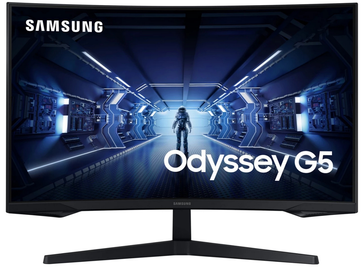 32" Игровой монитор Samsung C32G54TQW, VA 2560x1440 WQHD, Чёрный