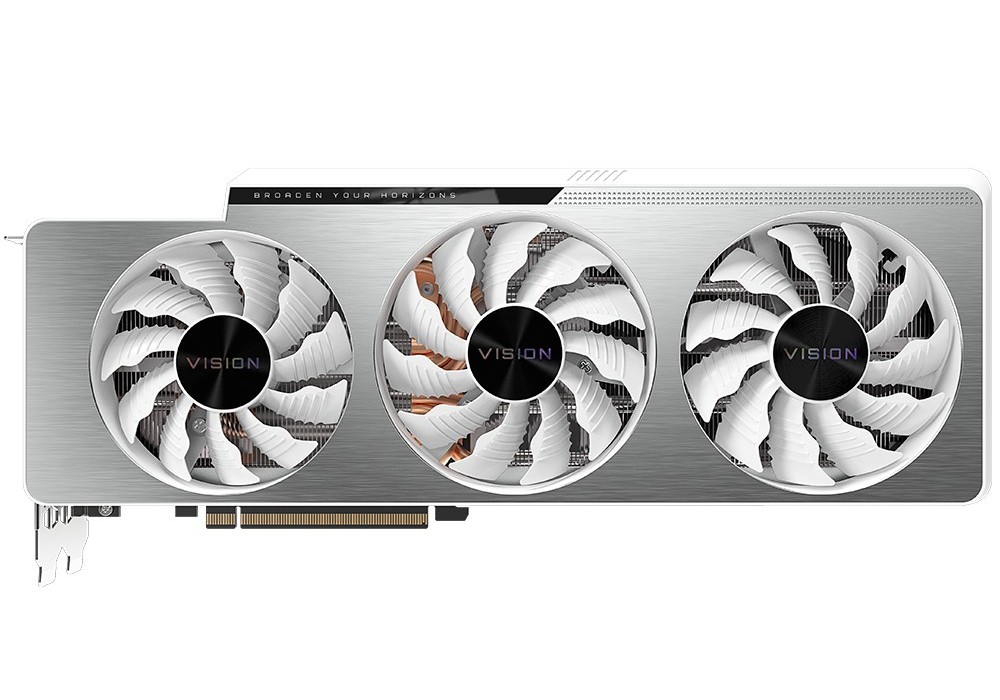Видеокарта Gigabyte GV-N3080VISION OC-10GD, 10GB GDDR6X 320бит