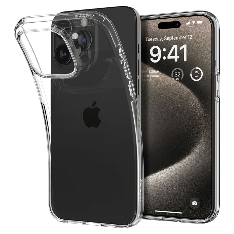Spigen iPhone 15 Pro Max, Liquid Cr..