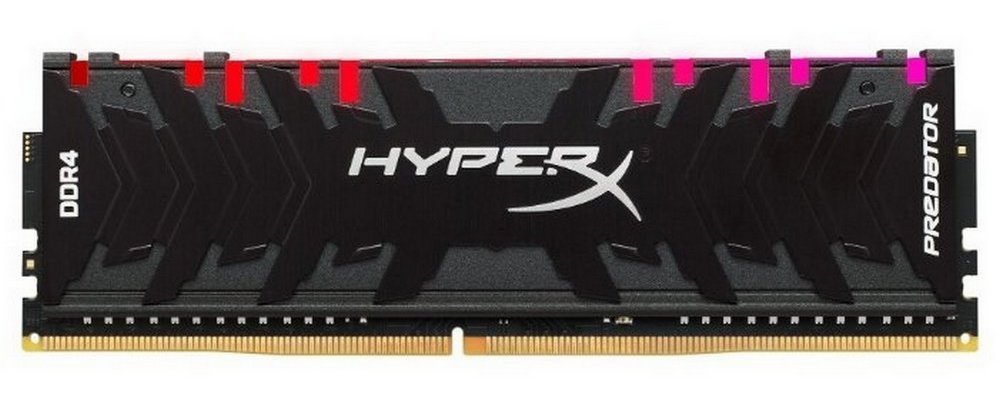 .8GB DDR4-3600MHz  Kingston HyperX Predator RGB (HX436C17PB4A/8), CL17-19-19, 1.35V, Black