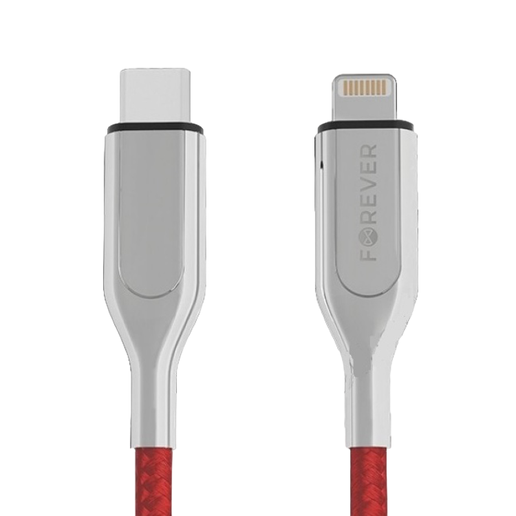 Type-C to Lightning Cable Forever,MFI PD, 1.5M, Red