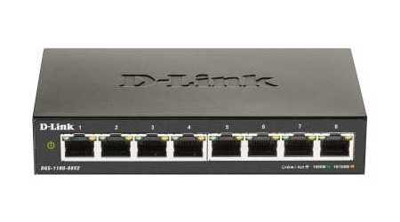 Cumpara  Comutatoare - 8-port 10/100/1000 Base-T SMART, D-Link DGS-1..