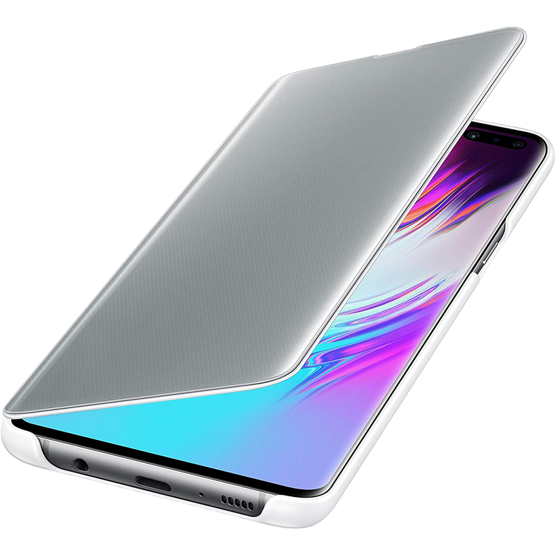 Original Sam. Clear view cover Galaxy S10E, White