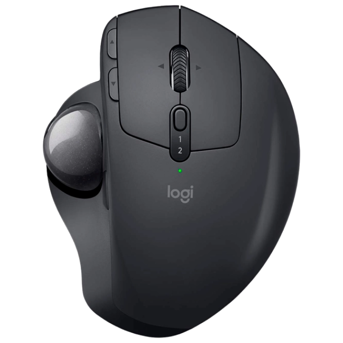 Wireless Trackball Mouse Logitech MX Ergo, Optical, 512-2048 dpi, 8 buttons, BT/2.4 Ghz, Graphite