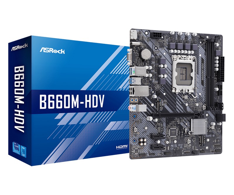 Cumpara  Plăci de bază - MB S1700 ASRock B660M-HDV  mATX..