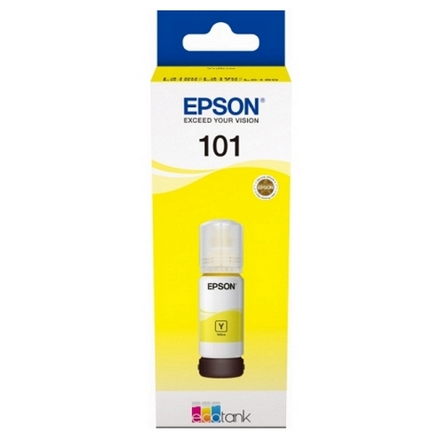 Cumpara  Imprimare și scanare - Ink  Epson C13T03V44A, 101 EcoTank Yellow bot..