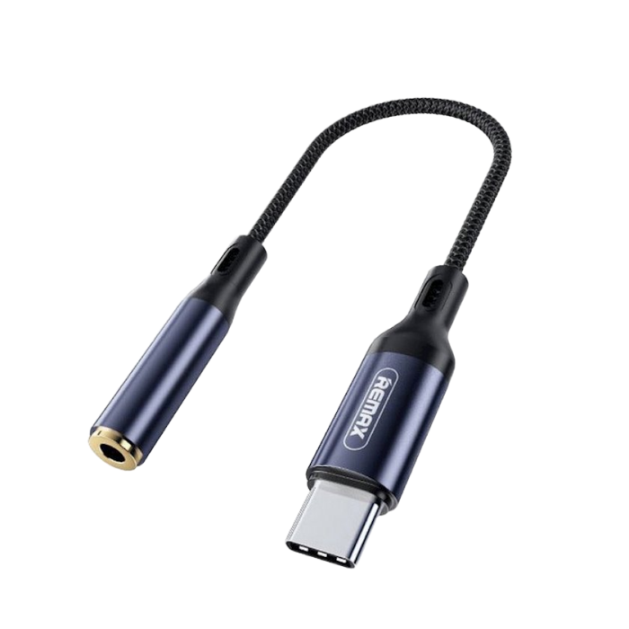 Audio Adapter Remax Type-C to 3.5mm AUX, RL-LA13а, Black