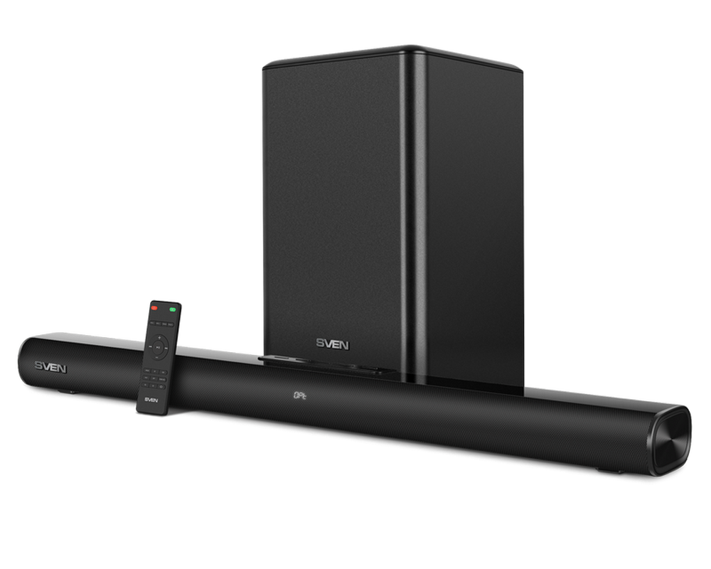 Soundbar SVEN SB-2200D, Black 300W Bluetooth ..