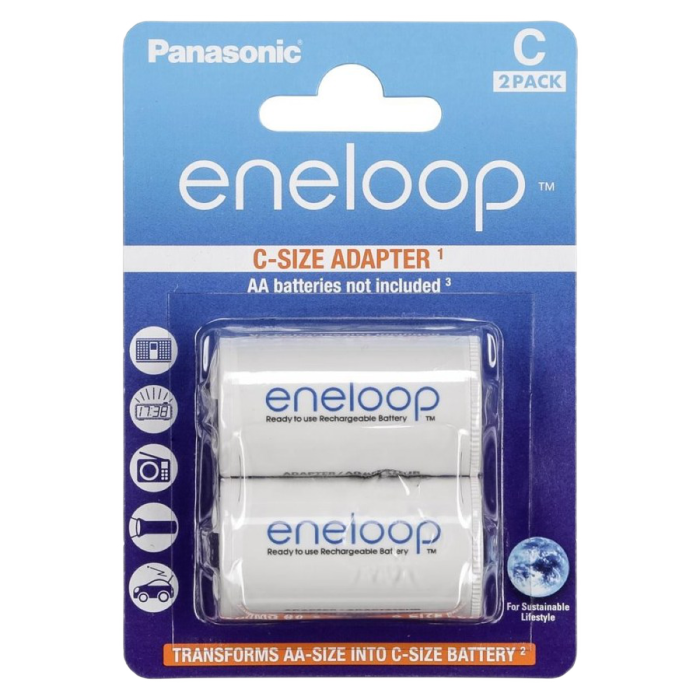 C  Panasonic Adapter, Blister*2, BQ-BS2E/2E..