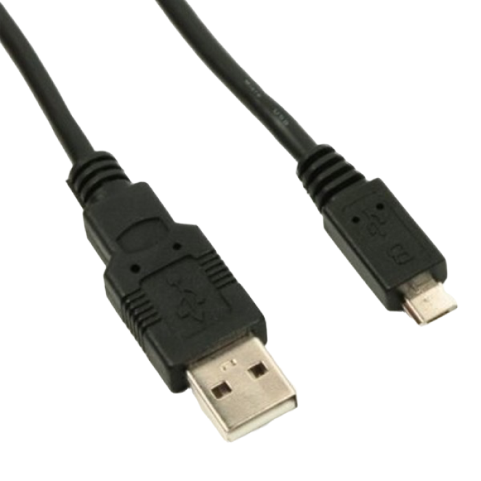 Cable Micro USB2.0,  Micro B - AM, 0.5 m, APC Electronic, Black