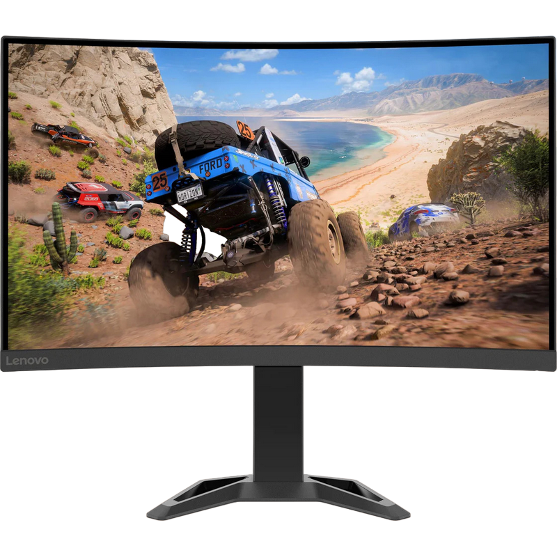 27" LENOVO G27qc-30 , Black, VA, 2560x1440, 165Hz, FreeSync, 1msMPRT, 350cd,CR 3000:1 HDMI+DP, Spkrs