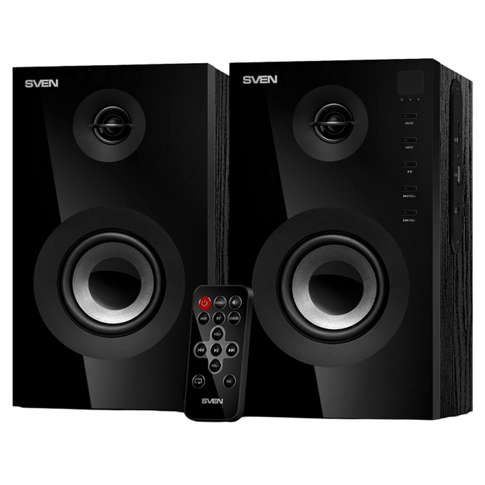 Speakers SVEN "SPS-615" Black, 20w, Bluetooth, SD, USB Flash, Remote Control