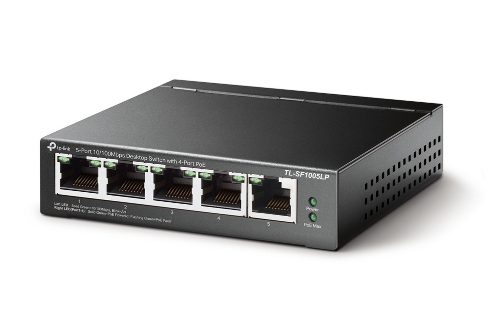 Cumpara  Echipament PoE - .5-port 10/100M TP-LINK PoE Switch, TL-SF1005..